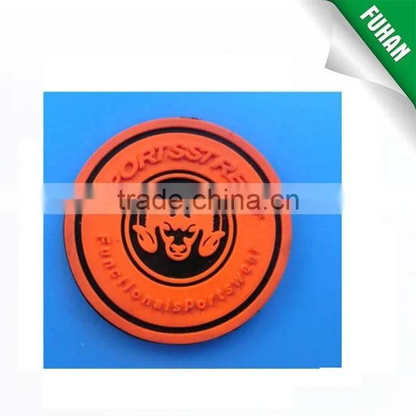 Direct Factory Adhesive Back Heat Transfer Rubber Patch With Printing Logo for Hats photo-3
