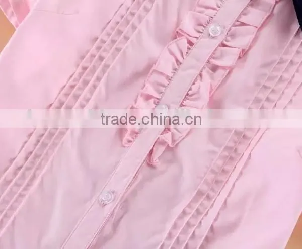 Girl's School Uniform Shirt Short Sleeve International School Uniform Summer School Uniform photo-4
