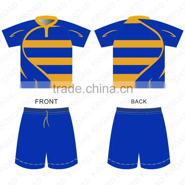 Sublimated Custom Mens Blank Wholesale Rugby Shirts photo-2