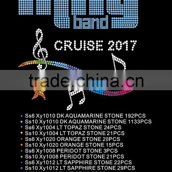 Customize Various Patterns and Text Hot Fix Rhinestone for Clothing photo-2