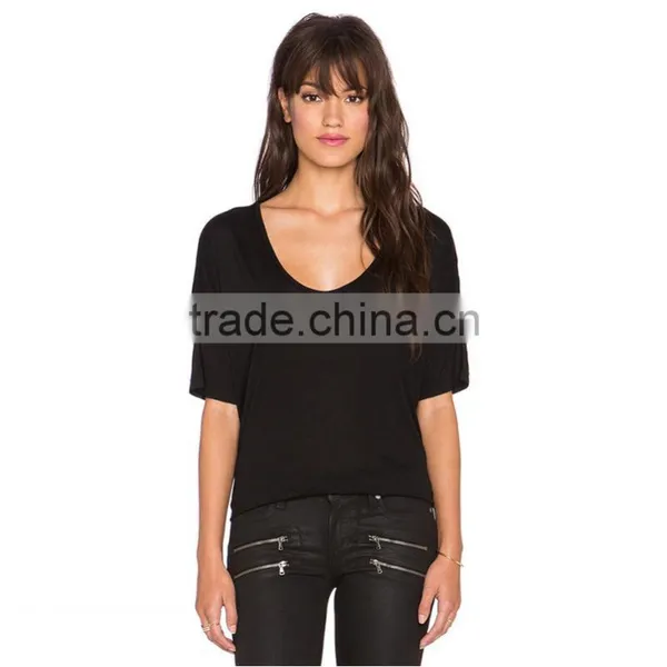 Ladies' Wholesale Sexy t Shirt Wide Neck Wonder Woman t Shirt photo-2