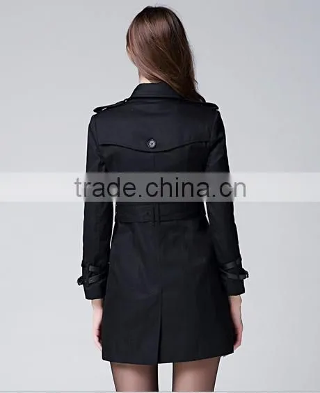 Double Breasted Fashion Design Winter Women Coat photo-3
