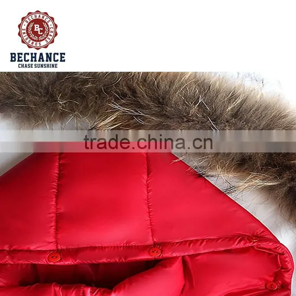Fashion Kids Winter Jacket Puffy Coat With Faux Fur Hood for Wholesale Clothing photo-4