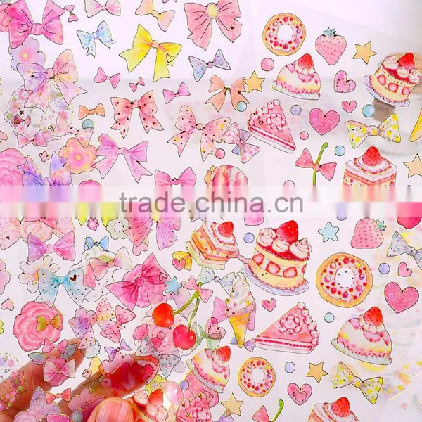 Die-cut Different Shape Sticker PVC / PET Sticker Cheap Gold Stamp Sticker photo-2