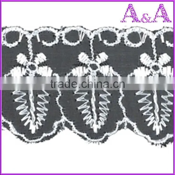 White Organza Lace for Wedding Dress photo-2