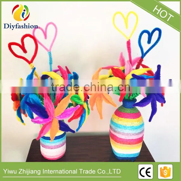 Hot Selling Double Color Chenille Stem Cure- Pipe Cleaners DIY Handicraft Creative Toys for Kids photo-6