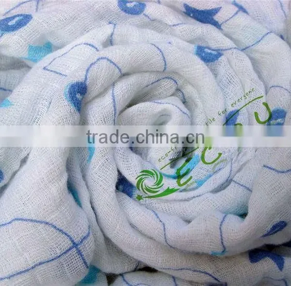 100% Organic Cotton Swaddle Muslin Baby Swaddle Blanket With 2/4/6/8/10 Layers Muslin Swaddle photo-2