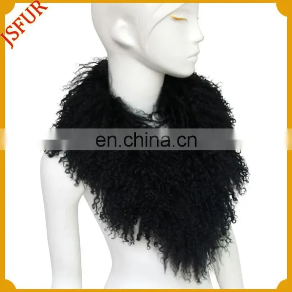 Hot Sale Made In China Genuine Mongolian Fur Trim For Collar photo-3