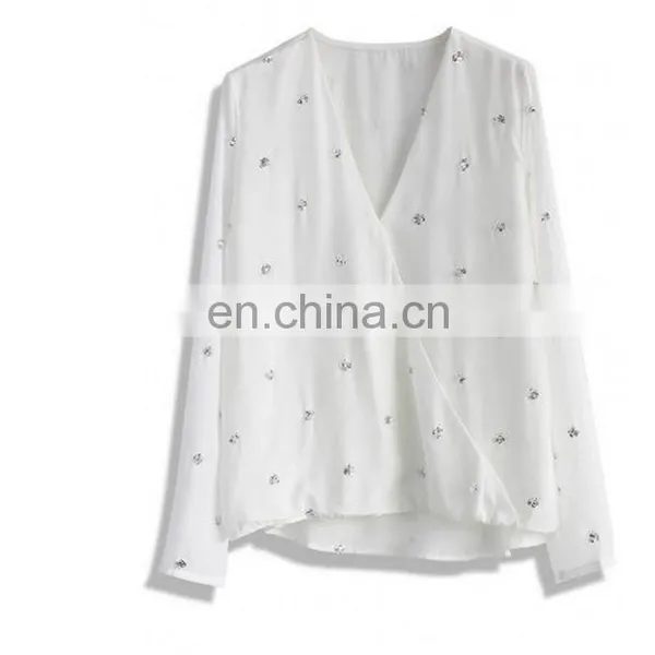 Dazzling Sequin Dots Wrapped Top photo-4