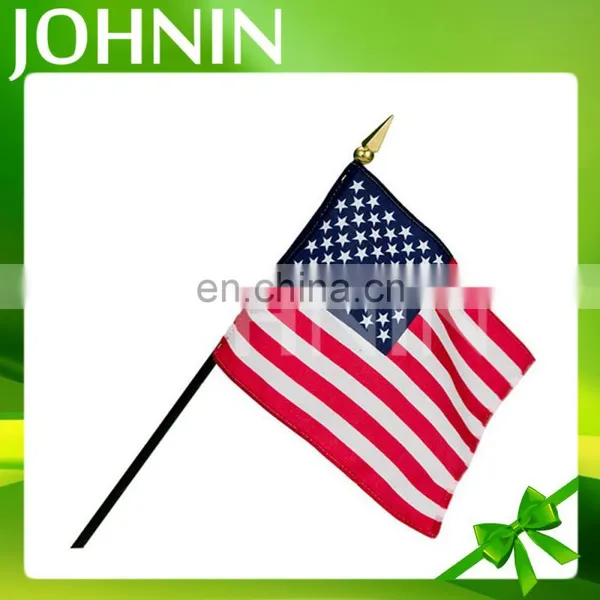 Flag Manufacturer Polyester Custom Plastic Hand Flag Sticks photo-4