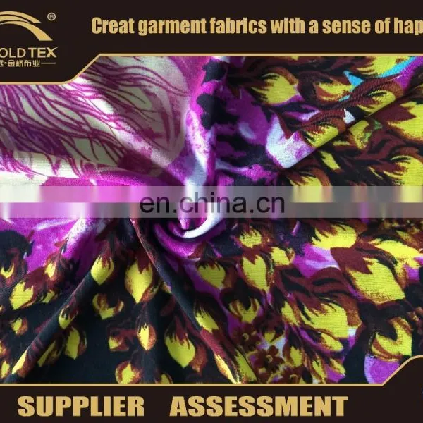 2016 Solf FDY Peezo Fabric Shining Digital Printed Fabric photo-3