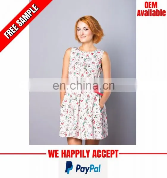 New Design Women Floral Dress Manufacturer