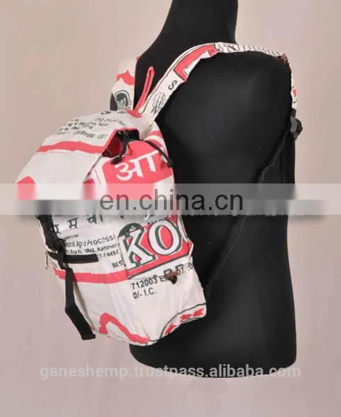 Printed Hemp Backpack BPK 0008 photo-2