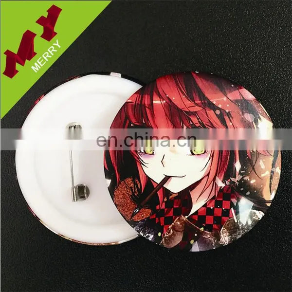 Good quality custom pin button badge / blank pin button badge
