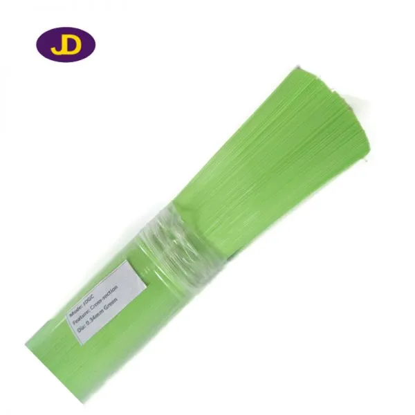 0.34 mm Green Cross-section Brush/broom Filaments