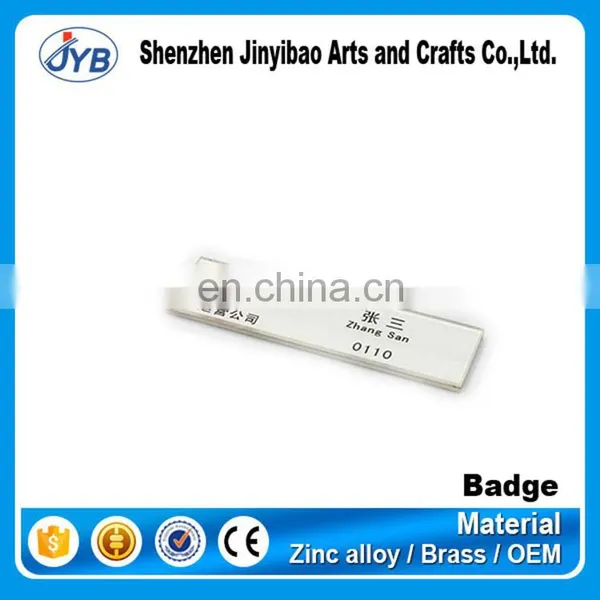 Custom Bronze Thin Working Number Cards 0.6mm Copper Name Tags photo-3