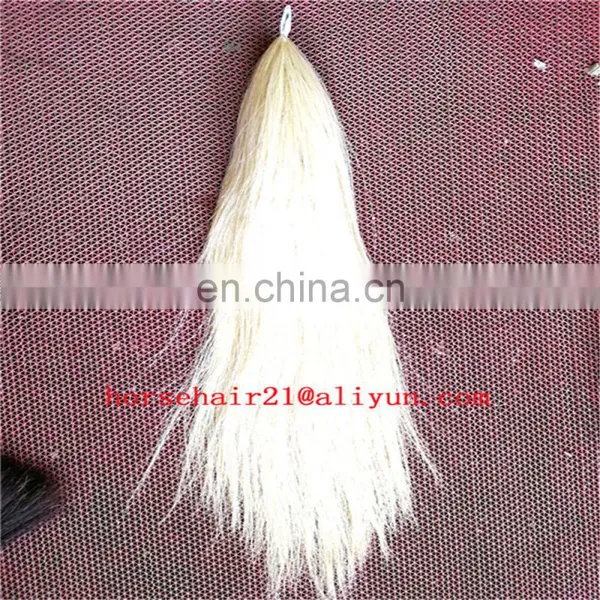 Natural Horse Hair /light Flaxen Horse Tail Hair/colorful Horse Tail Hair