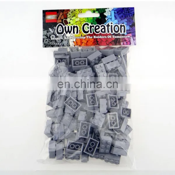 250g Blocks 1000 Pcs 500 Pcs 250 Pcs Basic Plastic Building Blocks Building Bricks in PE Bag photo-2