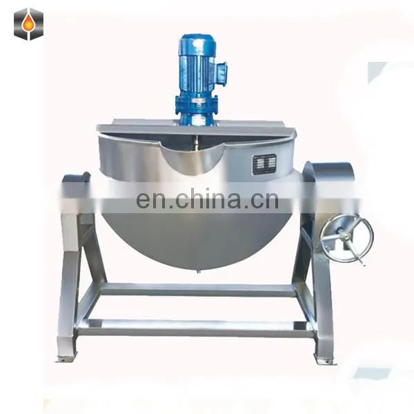 Industrial Tiltable Electric Heating Cooking Pot Jacket Kettle With Agitator photo-2