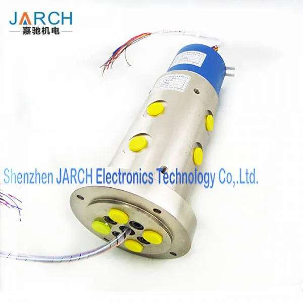 50 Million Working Life Pneumatic Electric Hybrid Slip Rings Through Bore Slip Ring 300mm Lead Length photo-3