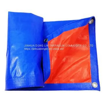 Light Blue Tarpaulin Sky Blue & Orange Tarpaulin 10x10 10x12 12x12 photo-3