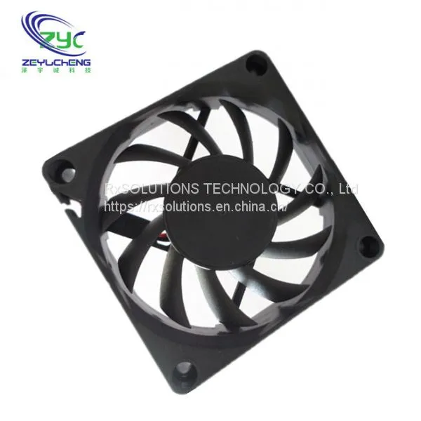 DC Cooling Fan 11 Blade 12V 7015 7CM 3pin Computer Case Fan photo-2