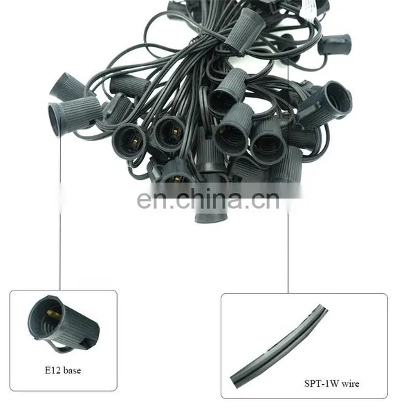 Outdoor Decoration Lights G40 LED Copper Wire Bulb LED String Light 25ft-US Plug photo-3