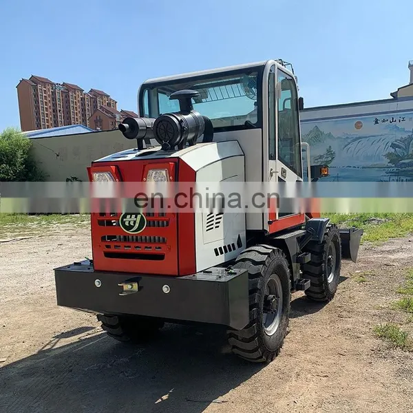 Cheapest China Diesel 3 Ton 36.8 KW Front End Loaders Wheel With Cabin photo-3