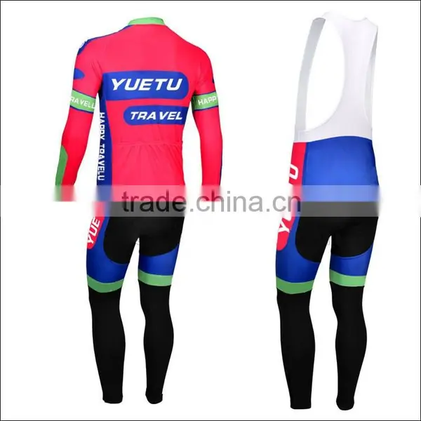 Men Team Specialized Long Sleeve Cycling Jersey and Pants Set photo-2