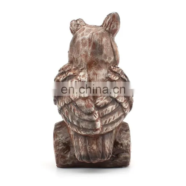Garden Decoration Owl Animal Props Artificial Resin Owl Handicraft Imitate Model photo-5
