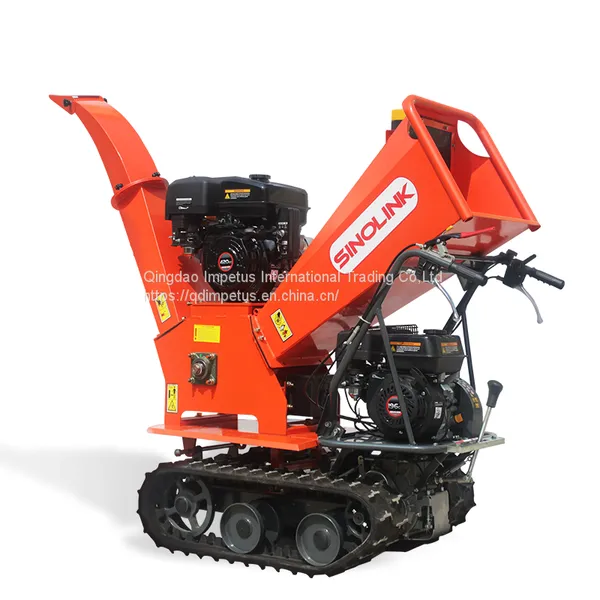 Трековая приводная дробилка для сада 120, мульчер для леса, дробилка для древесины, измельчитель древесины