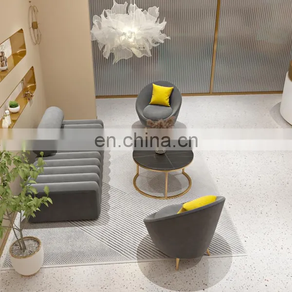 Nordic Beauty Salon Sofa Creative Leisure Reception Lounge Area Long Bar Hair Salon Clothing Store Small Sofa photo-5