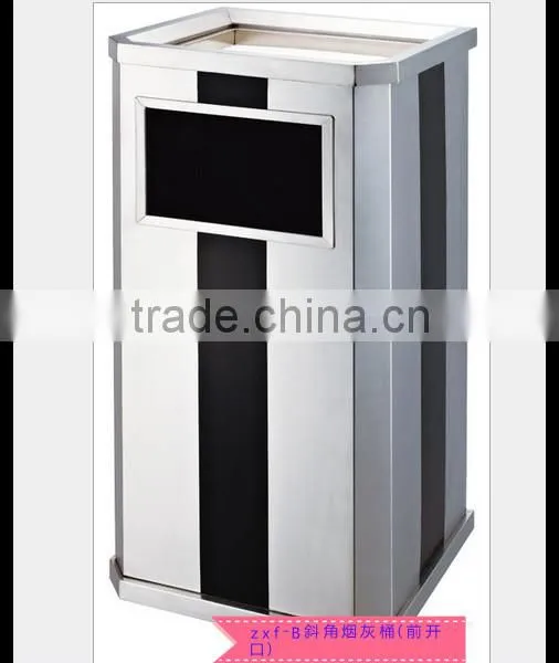 Waste Bin Container /Outdoor Metal Litter Bin/Dustbin/Garbage Trash Bin photo-3
