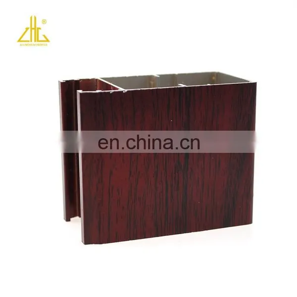 ZHONGLIAN Wooden Grain Aluminium Profiles for Windows and Doors photo-5