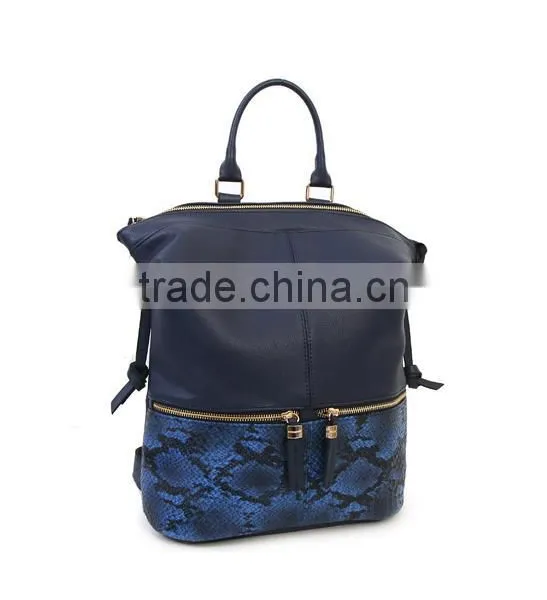 Genuine Cow Leather Black Travelling Backpack School Backpack Bag for Men for Women photo-2