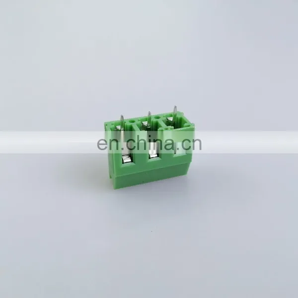 2.54mm,3.5mm,3.81mm,5.0mm,5.08mm,7.62mm Pitch Brass Terminal Connector PLC Terminal Block With Brass Nickel Plate Contact photo-3