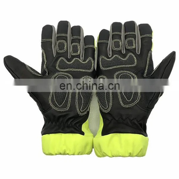 Firefighting Fireman Glove Gant Safety Firefigher Protection Fire Resistant Gloves photo-2