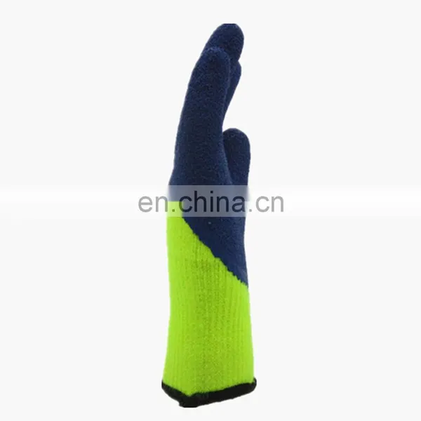 High Quality Top Sale 10g Acrylic Loop Knitted Gloves Latex Foam Coated Safety Gloves pu Work Gloves photo-4