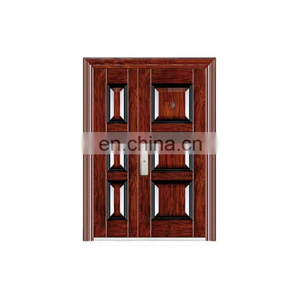 Factory Supplier Turkish Designs Villa Home Exterior Entrance Entry Front Locks Main Residential Stainless Steel Security Doors