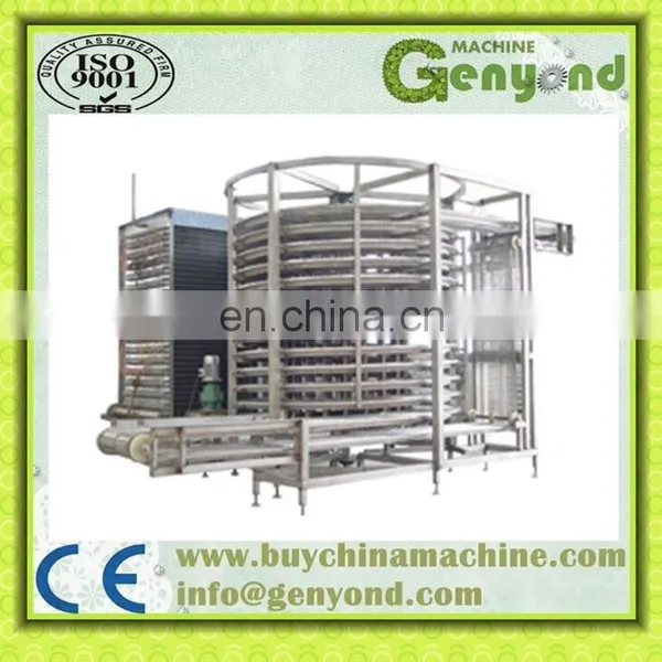 Factory IQF Quick Freezing Tunnel Frozen Fruit Vegetable Food Maker Flash Spiral Freezer Equipment Machine in China photo-2