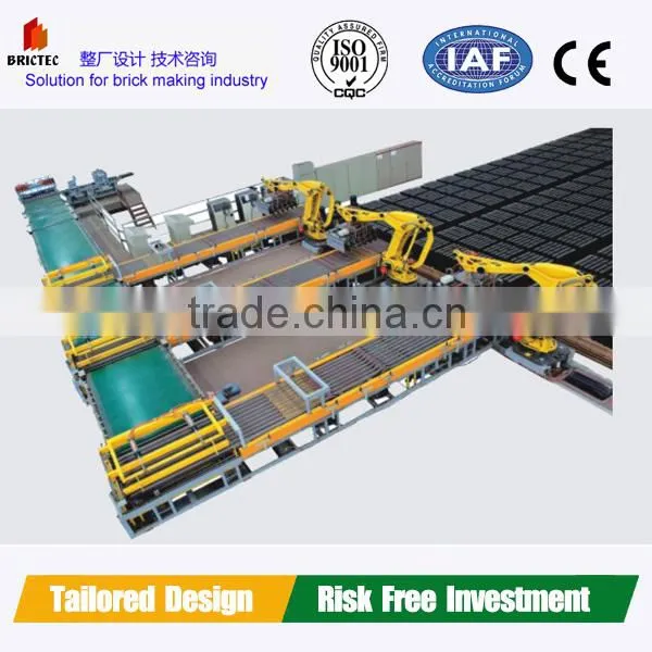 China Goods Wholesale Clay Brick Production Line Wih Robot Stacking photo-4