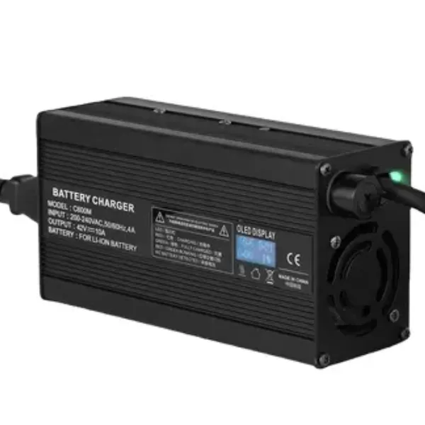 48v Lithium LiFePO4 Charger With CE Certification for Scooter Golf Cart Electric Bike
