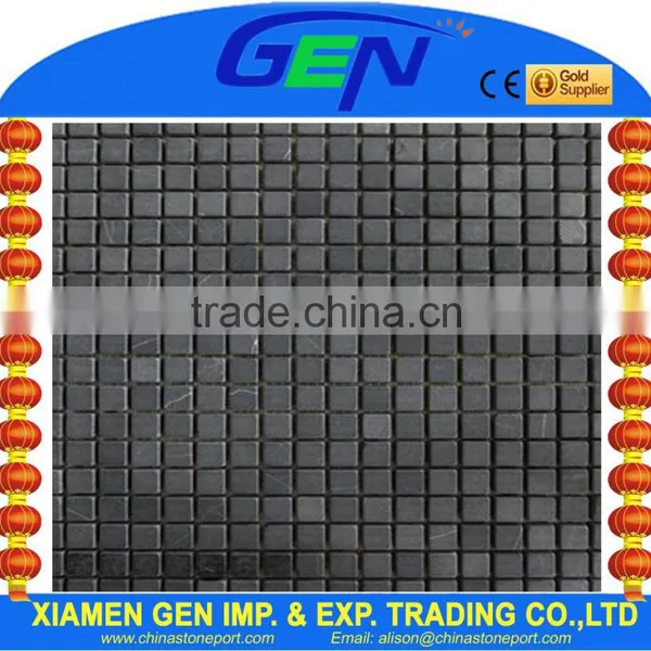Black Marble Mosaic Tile