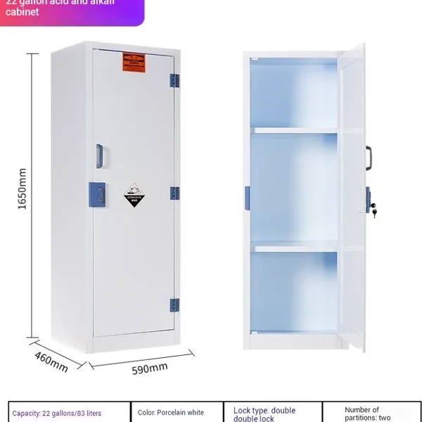 Pharmaceutical PP Corrosion-Resistant Chemical Cabinet With Optional Exhaust System