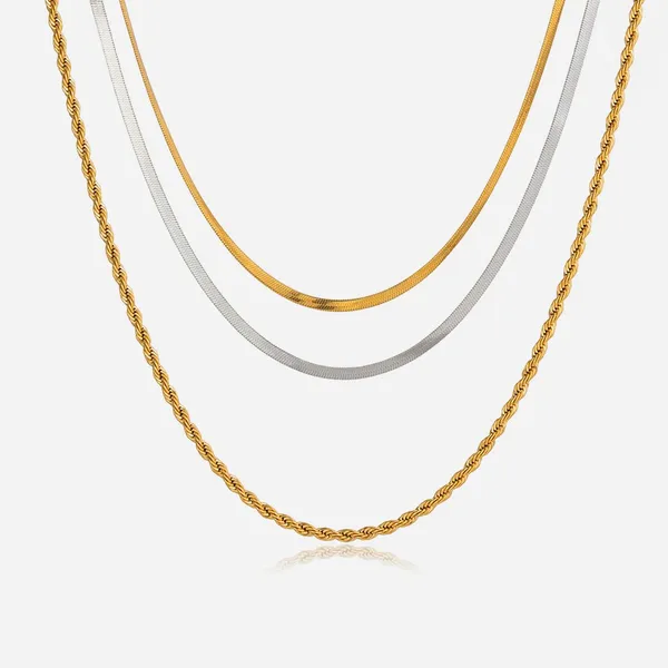 Stainless Steel Necklace for Active Lifestyle - Sweat & Waterproof photo-5