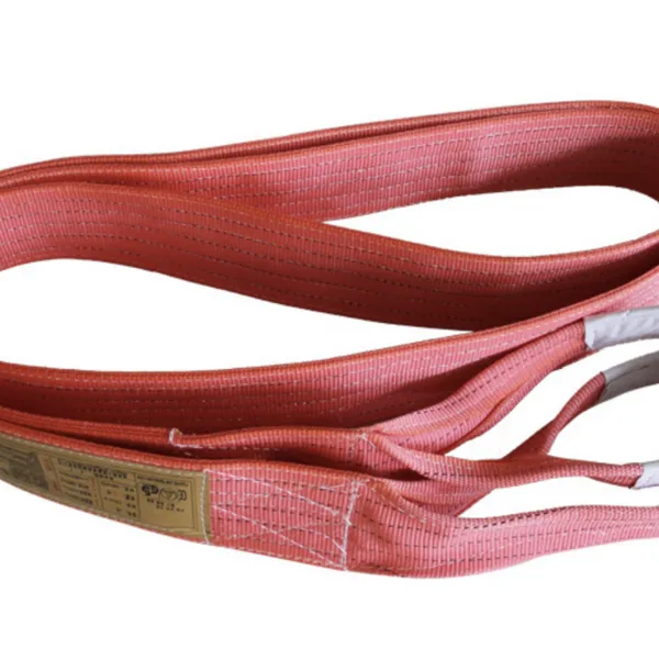 Synthetic Flat Lifting Sling for Shipbuilding Heavy Steel Plate Handling 3 Ton 4m