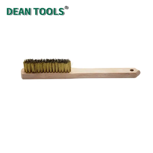 Non-Sparking Pointed Head Brush Size 4*15mm Non Sparking Brass Brush for Maintenance Cleaning Pointed Wire Brush photo-5