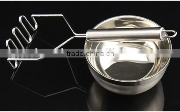 Stainless Steel Fruit Masher Potato Ricer Crusher Masher photo-3