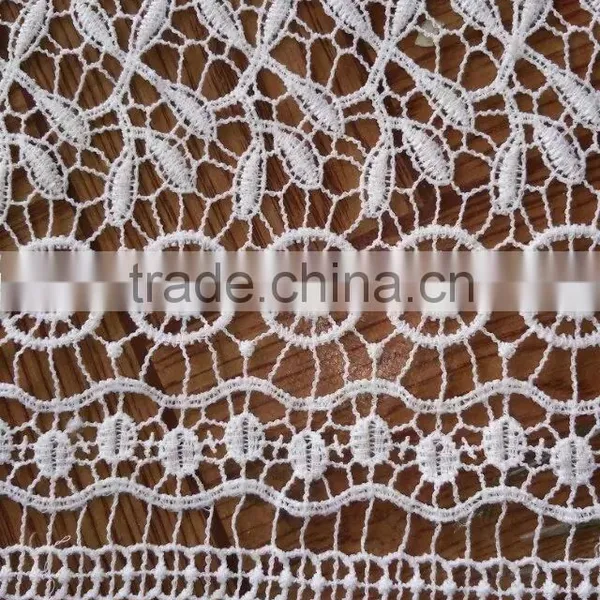 2016wholesale Lace Garment Accessory/embroidery Polyester Full Lace Water Soluble Lace Fabric photo-2
