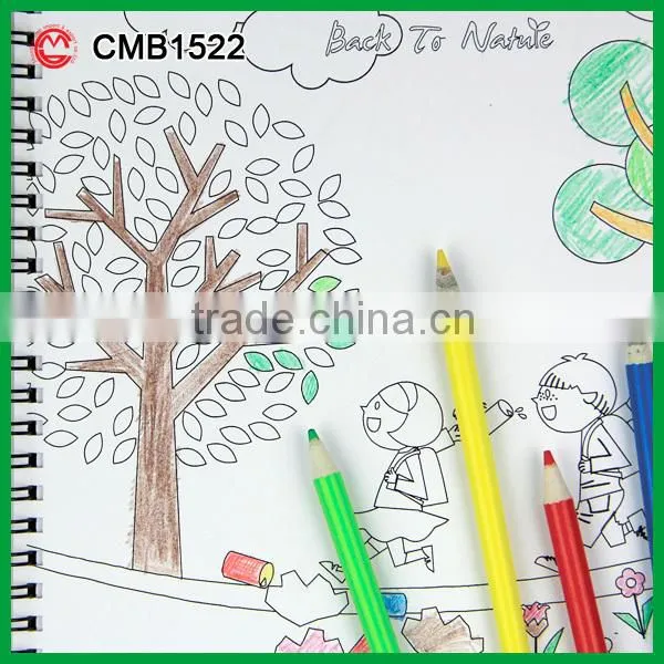 Eco Pencil Beauty Wholesale Custom Kids Coloring Painting Drawing Book